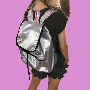 Iridescent Straps Backpack